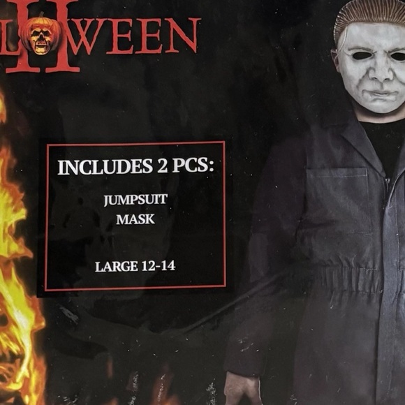 Halloween II Michael Myers Kids Costume - Black - Picture 3 of 6